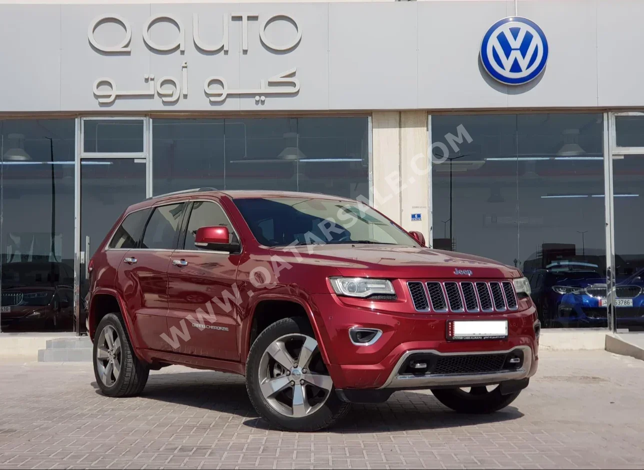 Jeep Grand Cherokee Laredo Red 2014 For Sale in Qatar