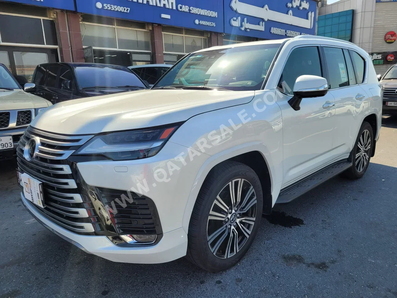 Lexus  LX  600 Luxury  2024  Automatic  2,000 Km  6 Cylinder  Four Wheel Drive (4WD)  SUV  White  With Warranty