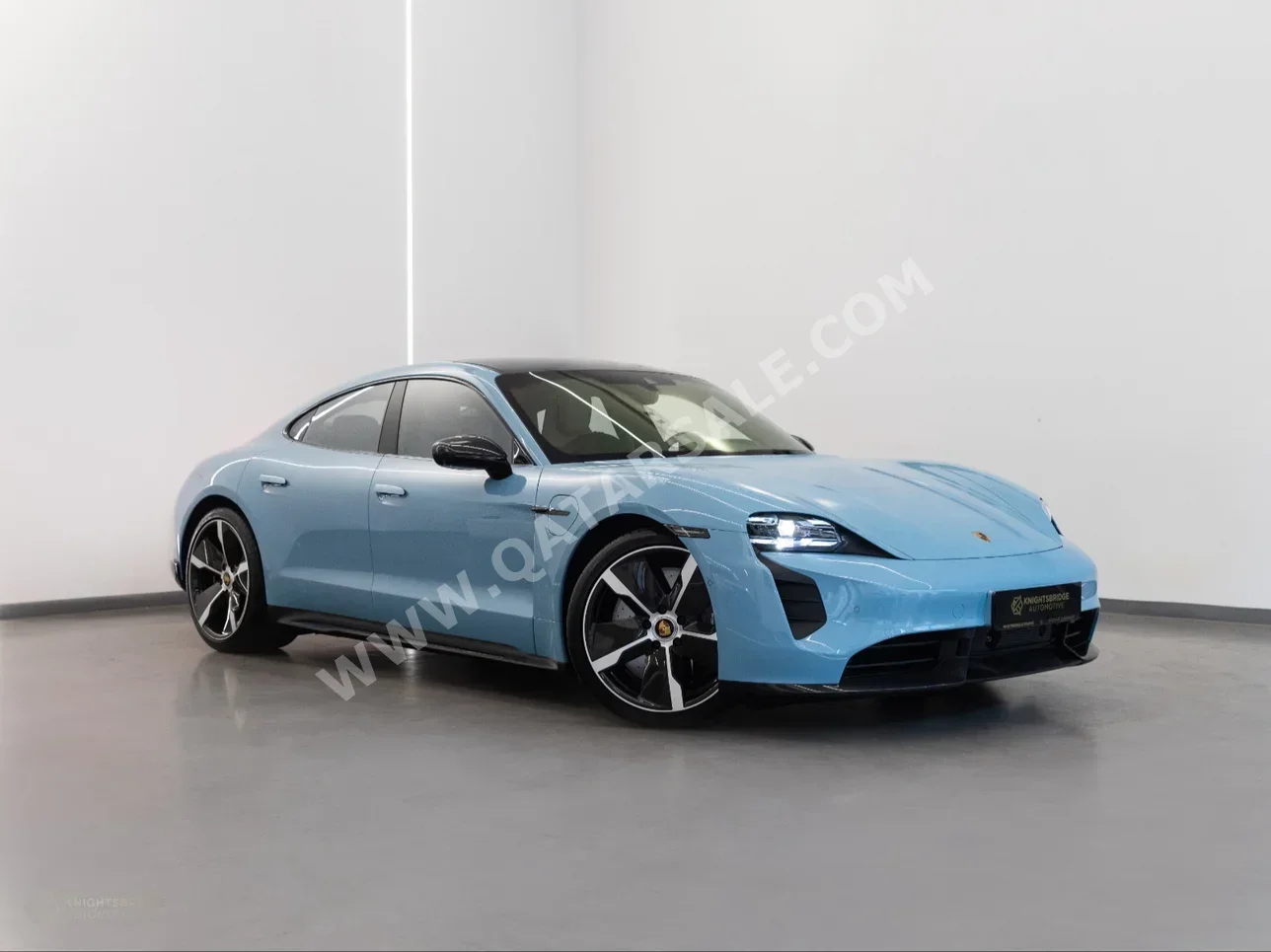 Porsche  Taycan  Turbo S  2021  Automatic  10,600 Km  0 Cylinder  All Wheel Drive (AWD)  Sedan  Blue  With Warranty