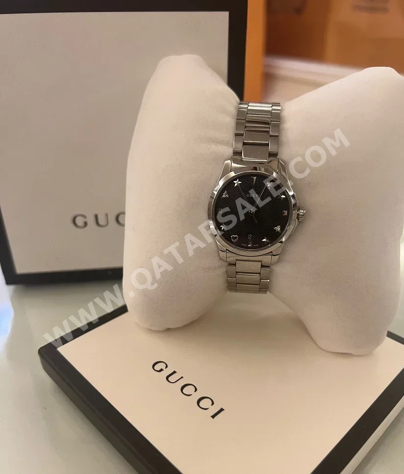 Watches - Gucci  - Quartz Watch  - Silver  - Women Watches