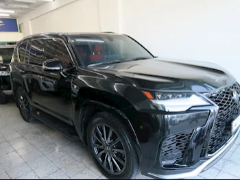 Lexus  LX  600 F Sport  2022  Automatic  38,000 Km  6 Cylinder  Four Wheel Drive (4WD)  SUV  Black  With Warranty