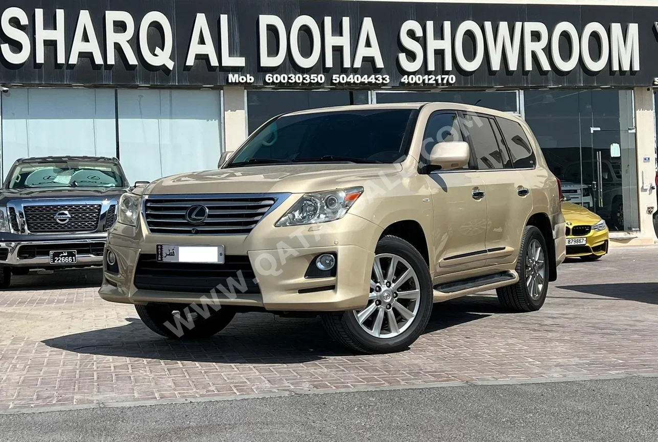 Lexus  LX  570  2011  Automatic  308,000 Km  8 Cylinder  Four Wheel Drive (4WD)  SUV  Gold