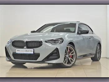 BMW  M-Series  240i  2023  Automatic  35,400 Km  4 Cylinder  Rear Wheel Drive (RWD)  Sedan  Gray  With Warranty