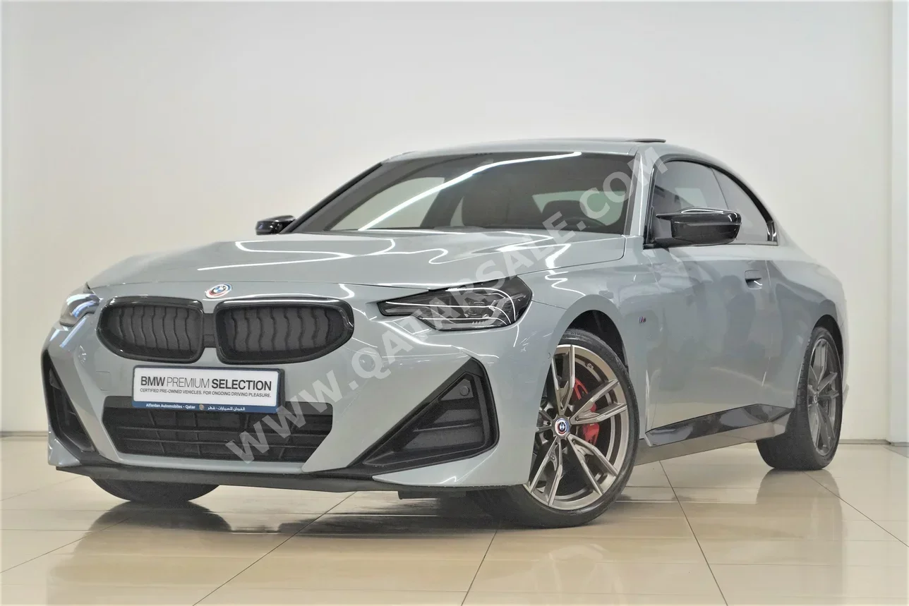 BMW  M-Series  240i  2023  Automatic  35,400 Km  4 Cylinder  Rear Wheel Drive (RWD)  Sedan  Gray  With Warranty