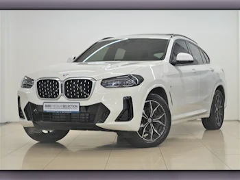 BMW  X-Series  X4  2023  Automatic  25,500 Km  4 Cylinder  Four Wheel Drive (4WD)  SUV  White  With Warranty