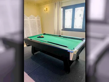 Green and Black  Billiard Table