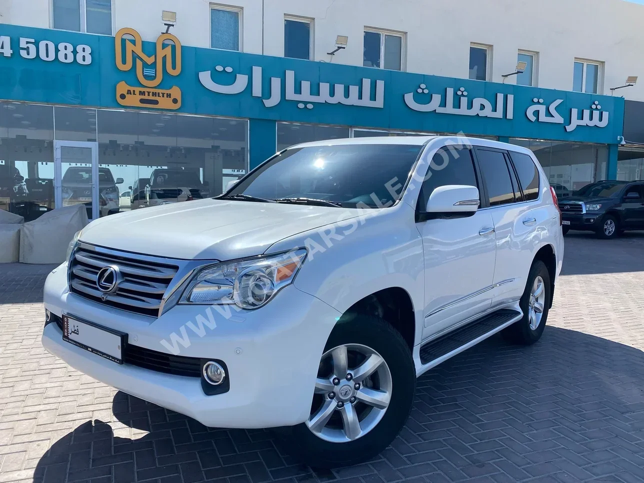 Lexus  GX  460  2013  Automatic  217,000 Km  8 Cylinder  Four Wheel Drive (4WD)  SUV  White