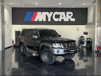 Nissan  Patrol  Super Safari  2024  Manual  3٬500 Km  6 Cylinder  Four Wheel Drive (4WD)  SUV  Black  With Warranty