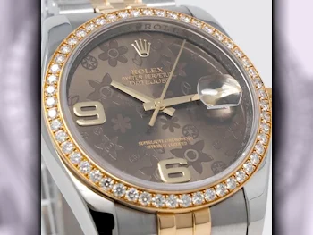 Watches - Rolex  - Analogue Watches  - Brown  - Women Watches