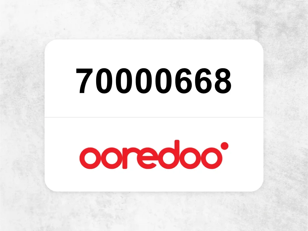 Ooredoo Mobile Phone  70000668