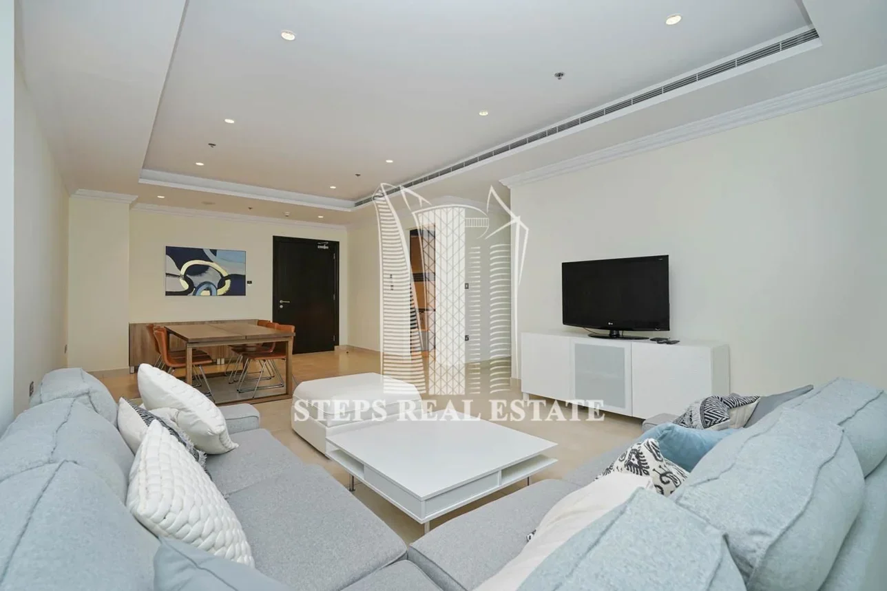 2 Bedrooms  Apartment  in Doha -  The Pearl  Fully Furnished