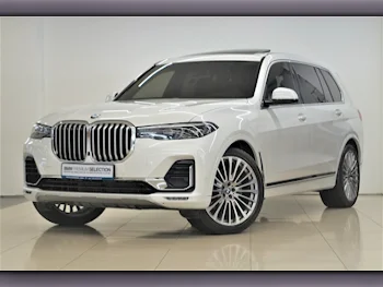 BMW  X-Series  X7  2022  Automatic  44,900 Km  6 Cylinder  All Wheel Drive (AWD)  SUV  White  With Warranty