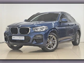 BMW  X-Series  X4  2021  Automatic  42,300 Km  4 Cylinder  All Wheel Drive (AWD)  SUV  Blue  With Warranty