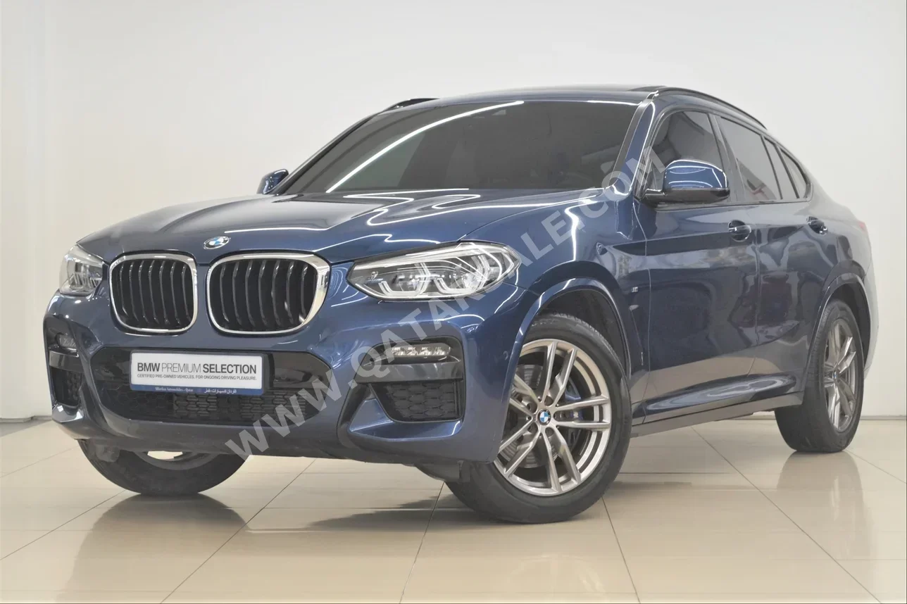 BMW  X-Series  X4  2021  Automatic  42,300 Km  4 Cylinder  All Wheel Drive (AWD)  SUV  Blue  With Warranty