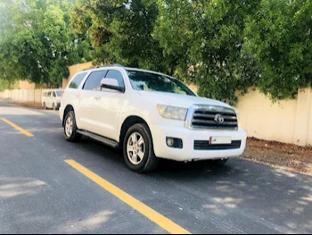  Toyota  Sequoia  2014  Automatic  390,000 Km  8 Cylinder  Four Wheel Drive (4WD)  SUV  White  With Warranty