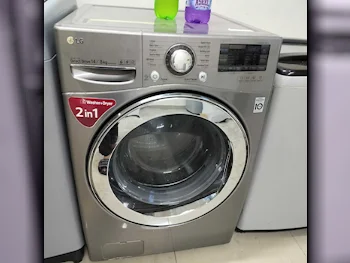 Washing Machines & All in ones LG /  Front Load Washer  Gray  Wi-Fi Connected