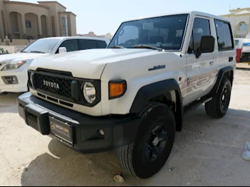 Toyota  Land Cruiser  Hard Top  2024  Manual  4,800 Km  6 Cylinder  Four Wheel Drive (4WD)  SUV  White  With Warranty