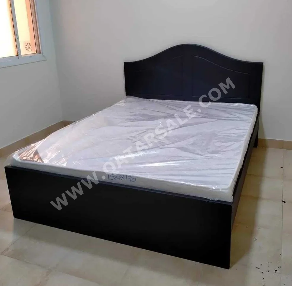 Beds - Queen  - Brown  - Mattress Included