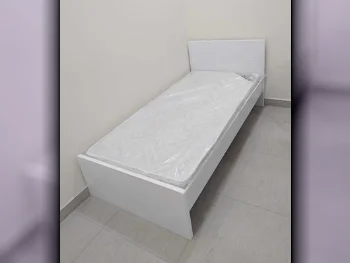 Beds - Single  - White  - Mattress Included