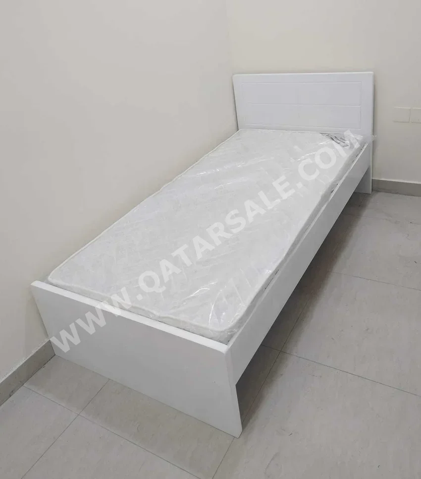 Beds - Single  - White  - Mattress Included