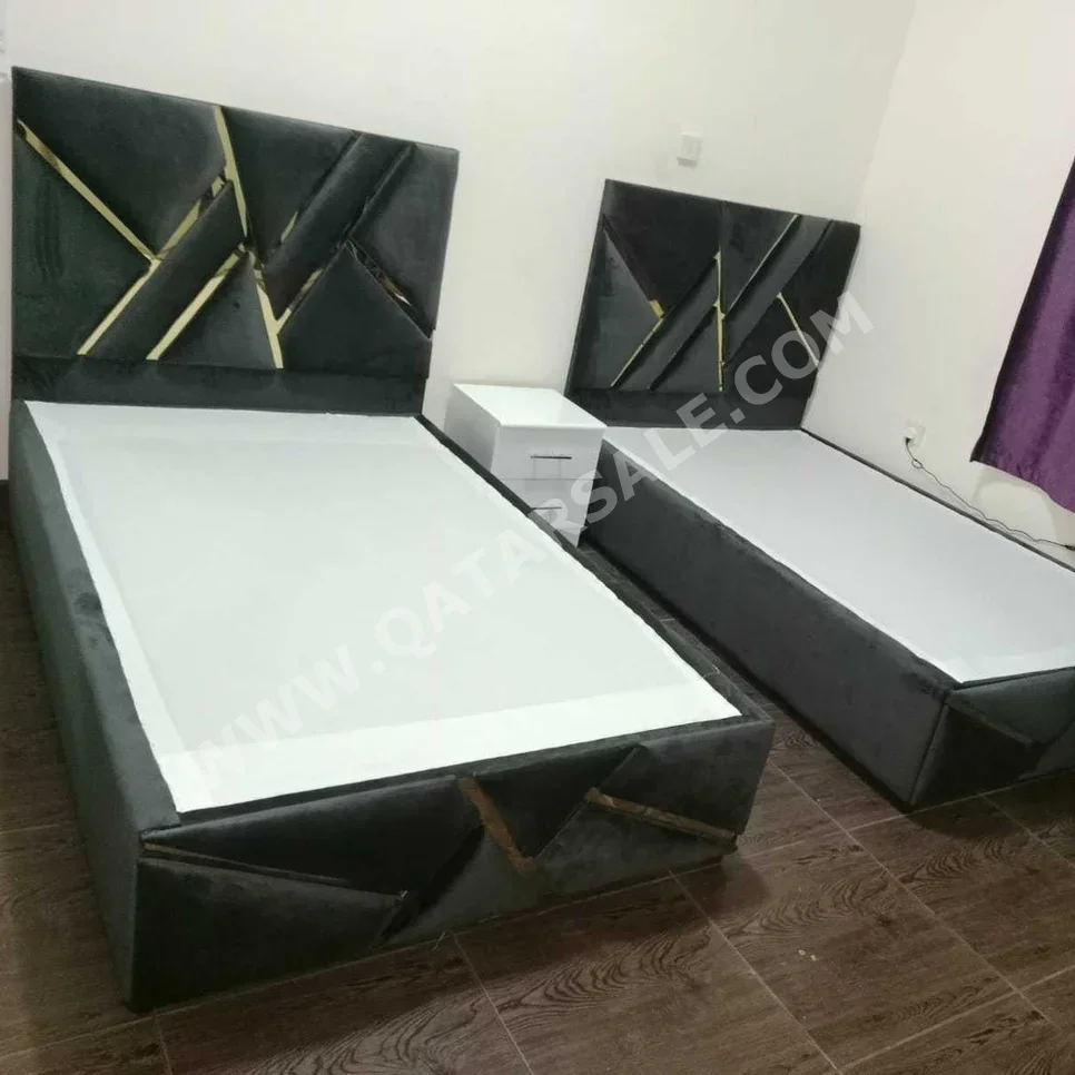 Beds - Single  - Multicolor  - Mattress Included  - With Bedside Table