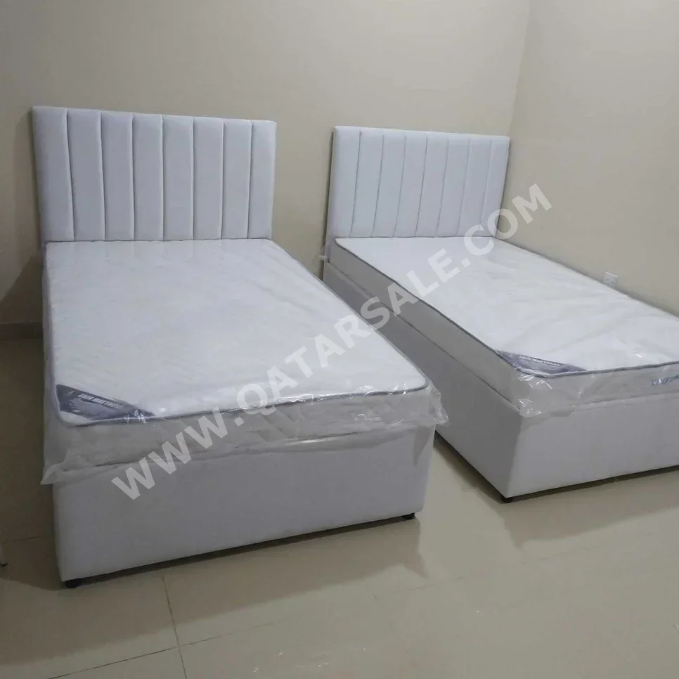 Beds - Single  - White  - Mattress Included