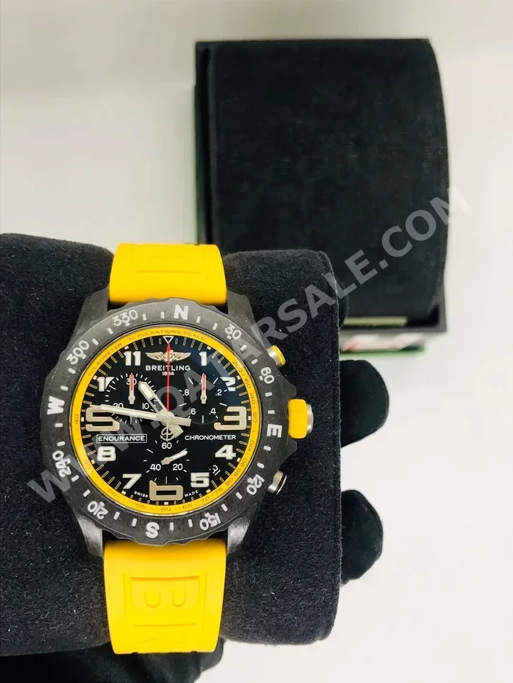 Watches - Breitling  - Quartz Watch  - Yellow  - Men Watches