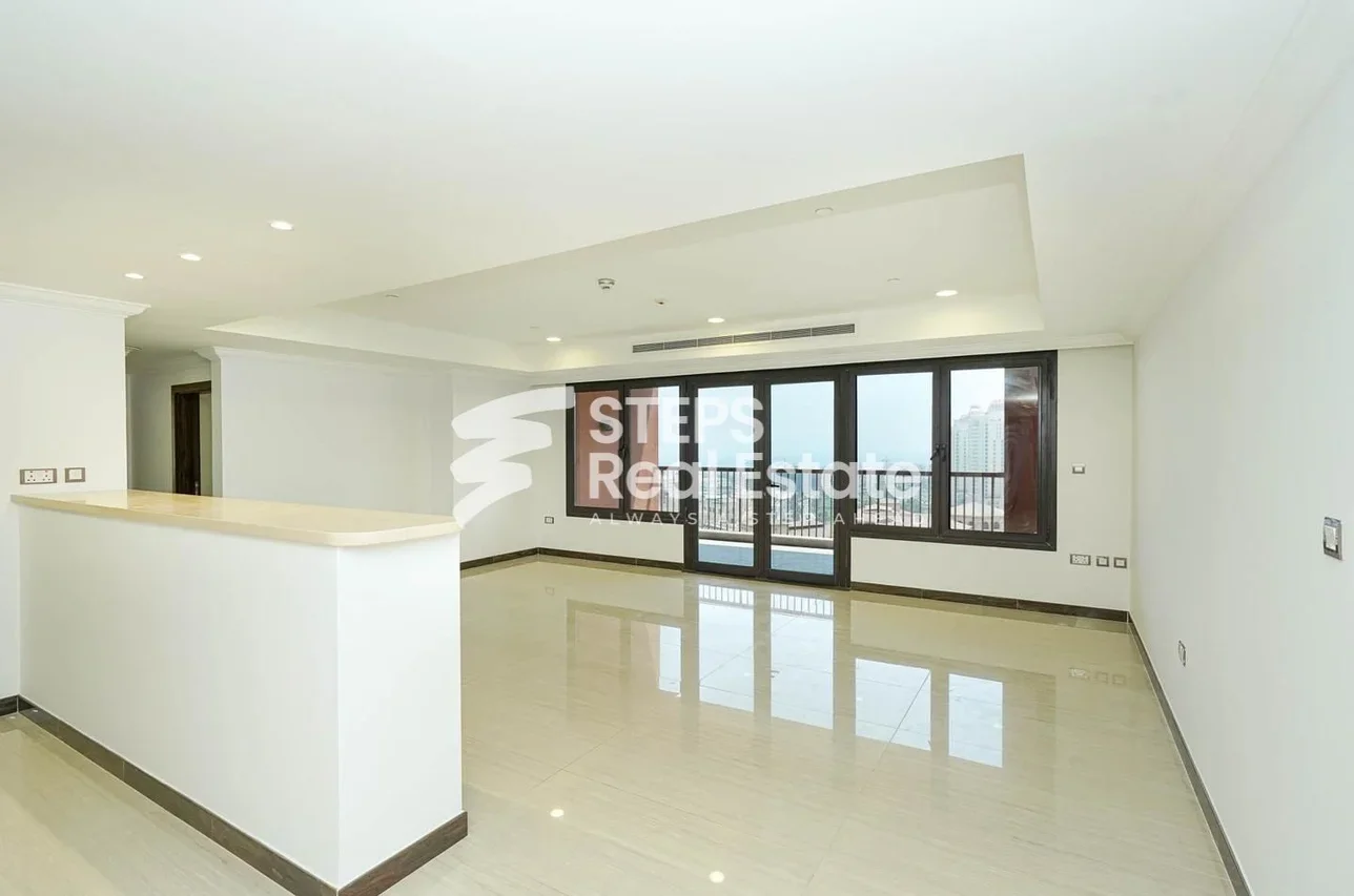 2 Bedrooms  Apartment  in Doha -  The Pearl  Semi Furnished