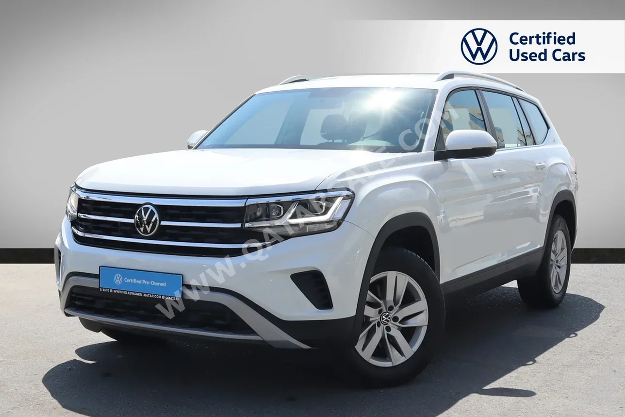 Volkswagen  Teramont  S  2022  Automatic  55,600 Km  6 Cylinder  All Wheel Drive (AWD)  SUV  White  With Warranty