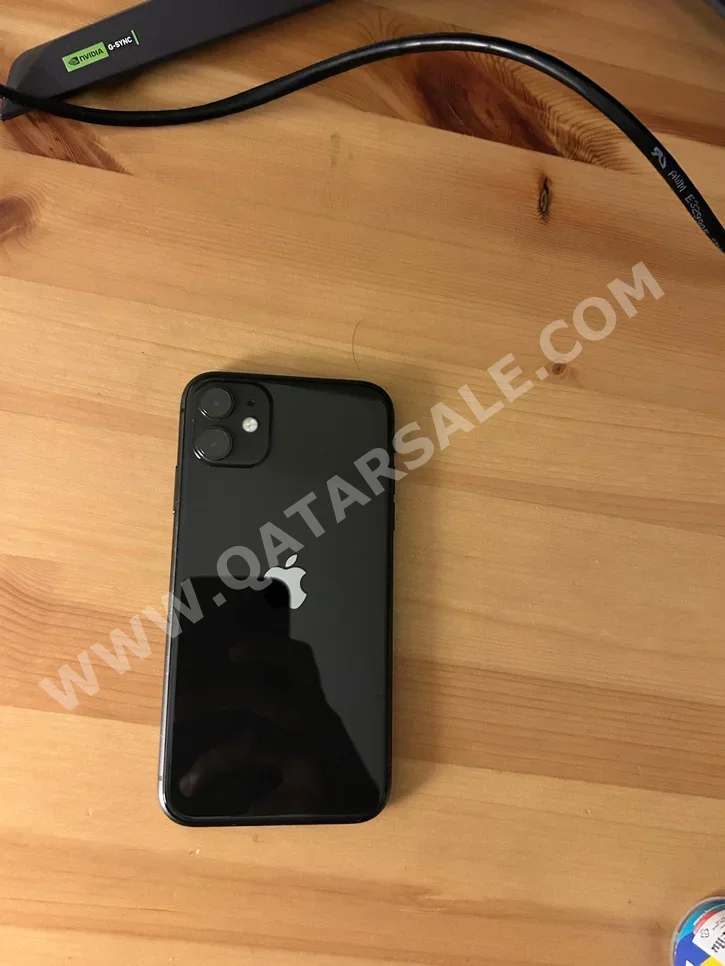 Apple  - iPhone 11  - Black  - 128 GB