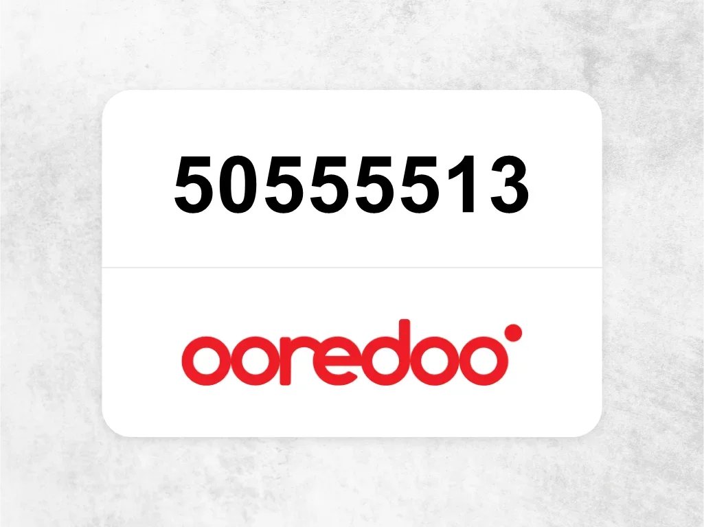 Ooredoo Mobile Phone  50555513