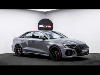 Audi  RS  3  2024  Automatic  0 Km  5 Cylinder  All Wheel Drive (AWD)  Sedan  Gray  With Warranty