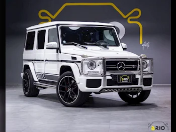 Mercedes-Benz  G-Class  63 AMG  2016  Automatic  125,000 Km  8 Cylinder  Four Wheel Drive (4WD)  SUV  White