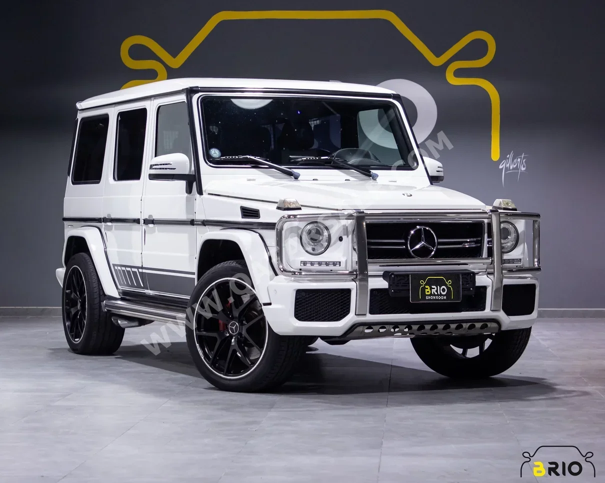 Mercedes-Benz  G-Class  63 AMG  2016  Automatic  125,000 Km  8 Cylinder  Four Wheel Drive (4WD)  SUV  White