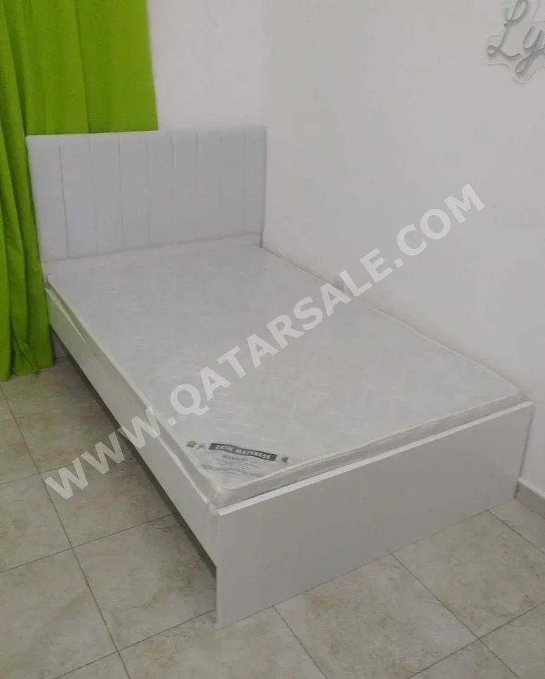 Beds - Single  - White  - Mattress Included