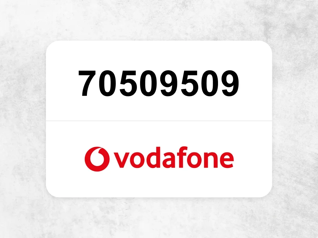 Vodafone Mobile Phone  70509509