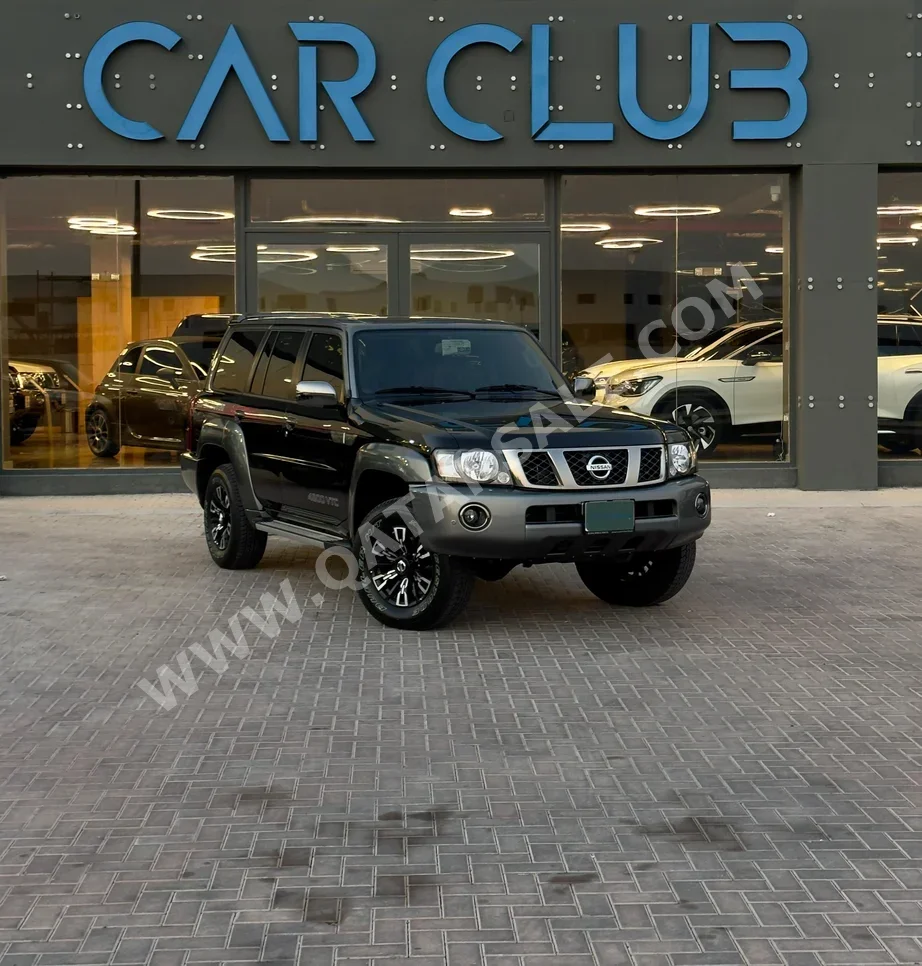 Nissan  Patrol  Super Safari  2024  Automatic  700 Km  6 Cylinder  Four Wheel Drive (4WD)  SUV  Black  With Warranty