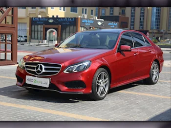 Mercedes-Benz  E-Class  400  2016  Automatic  110,900 Km  6 Cylinder  Rear Wheel Drive (RWD)  Sedan  Red