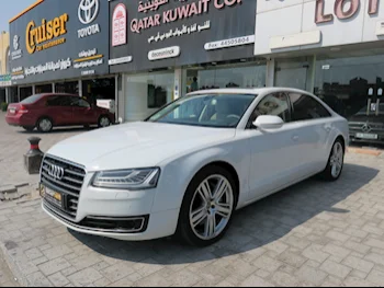 Audi  A8  L  2016  Automatic  120,000 Km  6 Cylinder  All Wheel Drive (AWD)  Sedan  White