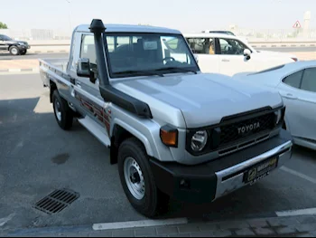 Toyota  Land Cruiser  LX  2024  Manual  0 Km  6 Cylinder  Four Wheel Drive (4WD)  Pick Up  Silver  With Warranty