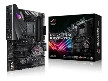 اللوحات الأم ازوس  أي ام دي  دي دي ار 4  2020  ساتا 6  Strix B450-F Gaming  ثنائي المعالج  يدعم اي سي سي \  اي ام دي- بي 450