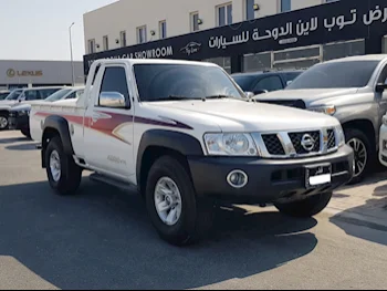 Nissan  Patrol  Pickup  2021  Manual  59,000 Km  6 Cylinder  Four Wheel Drive (4WD)  Pick Up  White