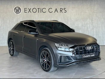 Audi  Q8  S-Line  2019  Automatic  63,000 Km  6 Cylinder  All Wheel Drive (AWD)  SUV  Gray