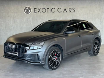 Audi  Q8  S-Line  2019  Automatic  63,000 Km  6 Cylinder  All Wheel Drive (AWD)  SUV  Gray