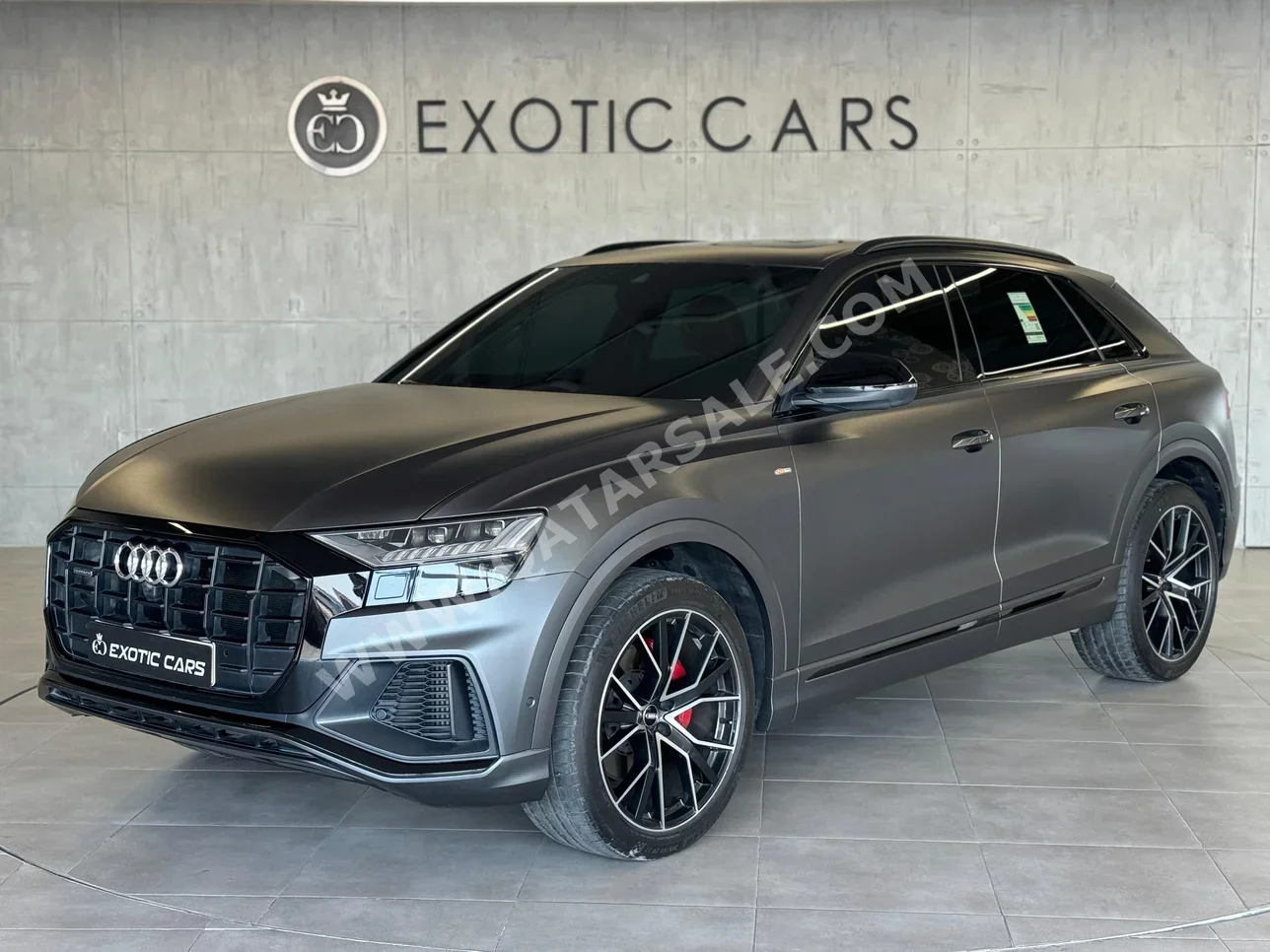 Audi  Q8  S-Line  2019  Automatic  63,000 Km  6 Cylinder  All Wheel Drive (AWD)  SUV  Gray