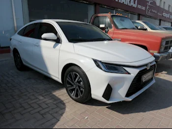 Toyota  Yaris  2024  Automatic  3,000 Km  4 Cylinder  Front Wheel Drive (FWD)  Sedan  White  With Warranty