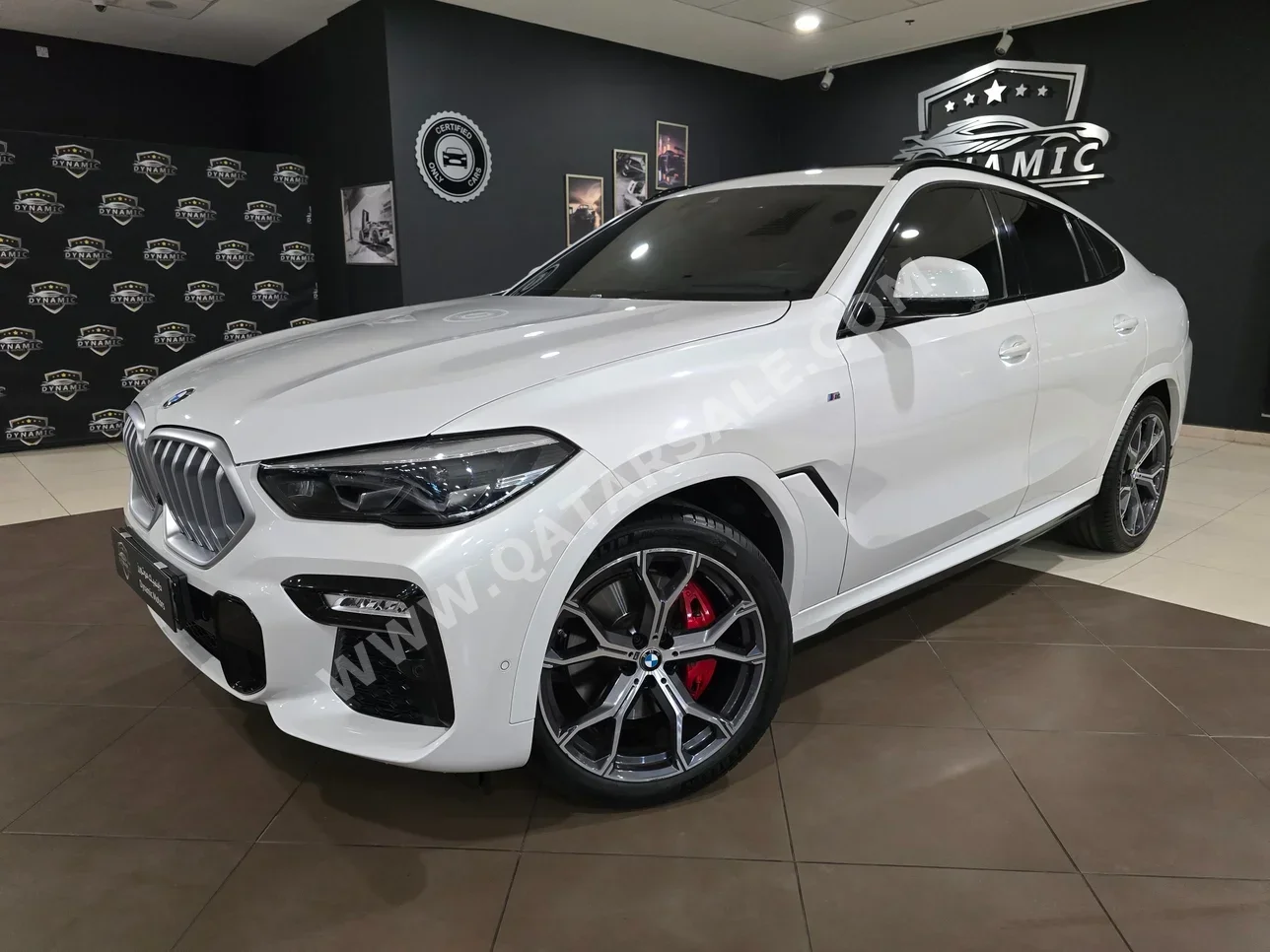 BMW  X-Series  X6 40i  2021  Automatic  49,100 Km  6 Cylinder  All Wheel Drive (AWD)  SUV  White  With Warranty