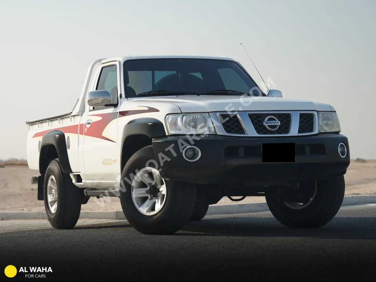 Nissan  Patrol  Pickup  2014  Automatic  191,000 Km  6 Cylinder  Four Wheel Drive (4WD)  Pick Up  White