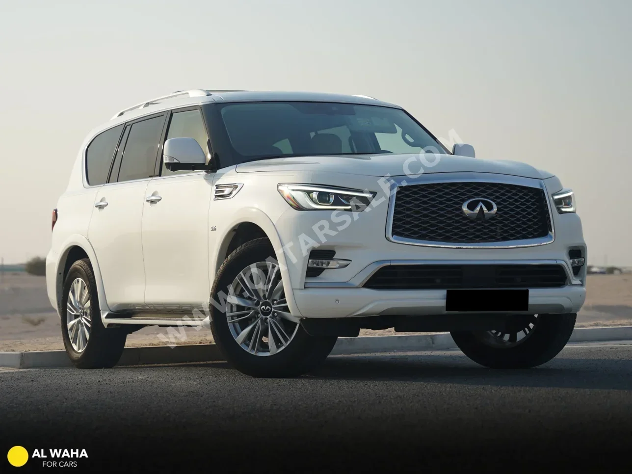 Infiniti  QX  80  2019  Automatic  39,900 Km  8 Cylinder  Four Wheel Drive (4WD)  SUV  White