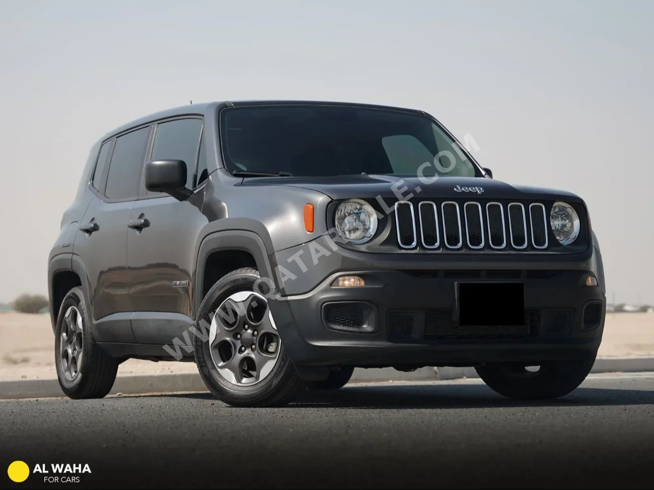 Jeep  Renegade  Sport  2017  Automatic  80,000 Km  4 Cylinder  Four Wheel Drive (4WD)  SUV  Gray